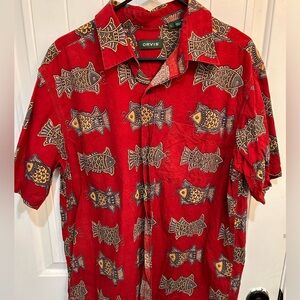 Orvis Hawaiian Short Sleeve Button Down